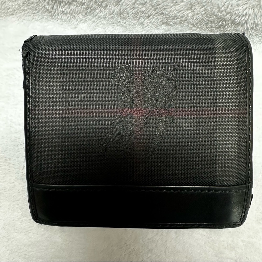 Burberry Black Key Card Holder Leather Accessory